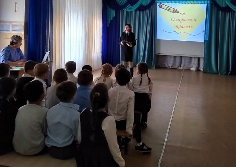В Кочубеевском округе юрисконсульт провела лекцию для школьников
